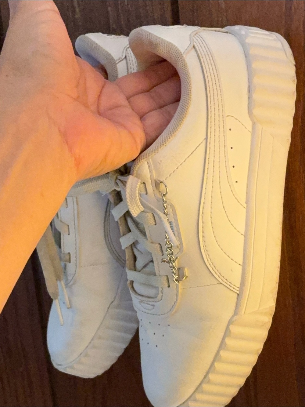 Kids White Platform Sneakers - PUMA